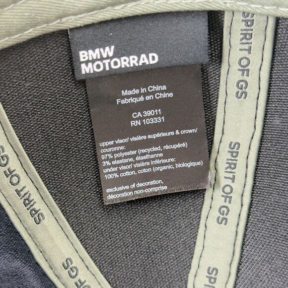 BMW Motorrad Spirit of GS Cap Black OEM SnapBack Hat Ralley Driving Merch Racing - Picture 9 of 10